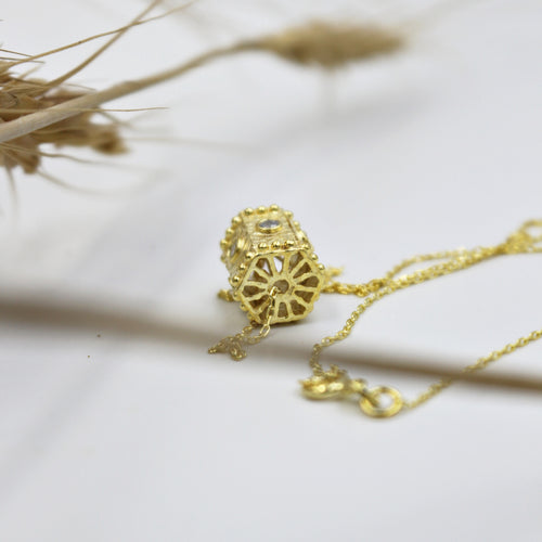 3D SILVER NECKLACE